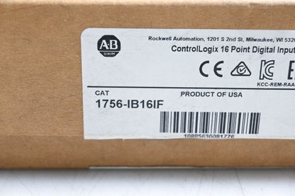 Allen-Bradley 1756-IB16IF ControlLogix 16 Point Digital Input Module NOS