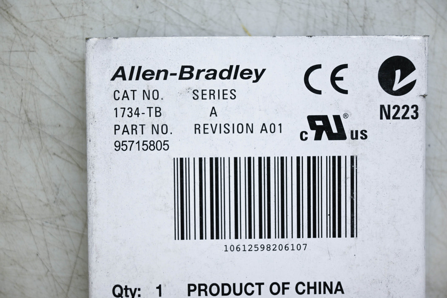 Allen-Bradley 95715805 Series A Input/Output Module Terminal Base NOS