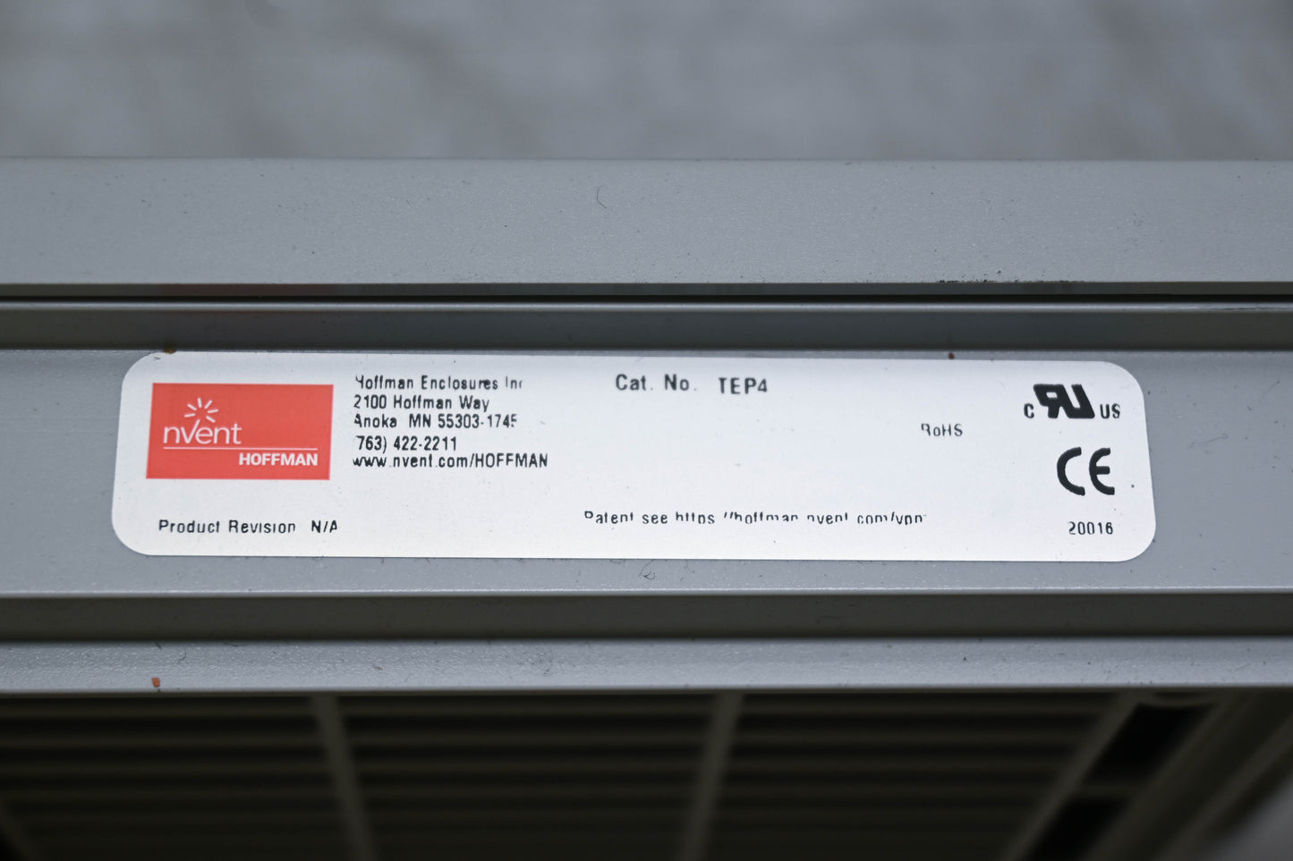 Hoffman TEP4 nVent Exhaust Grille NOS