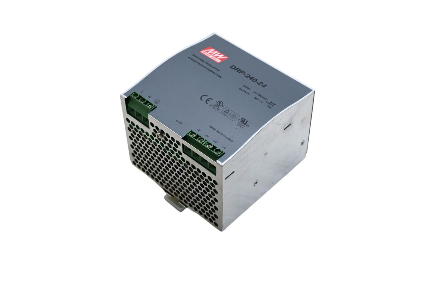 Mean Well DRP-240-24 Power Supply 24V 10A NOS