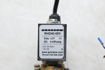 Granzow W4D40-00V 1/2" Solenoid