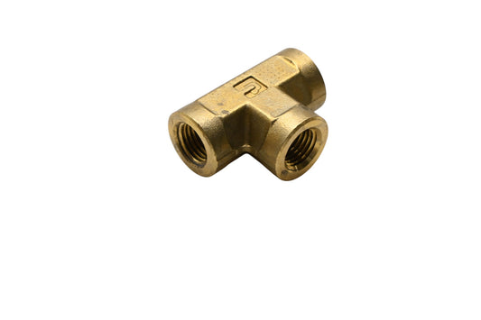Western Enterprises BFT-4HP, 698944003708 1/4" NPT Female Brass Tee NOS