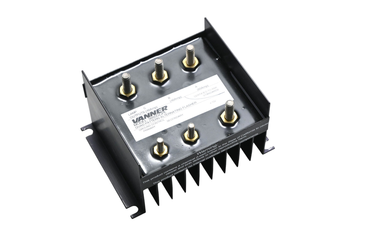 Vanner 9860GCPE Quad Pattern Alternating Flasher NOS