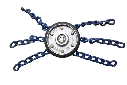 Onspot 1331-A, 1329-AR-9 Right Hand Wheel & Chain Assembly Blue 170mm NOS