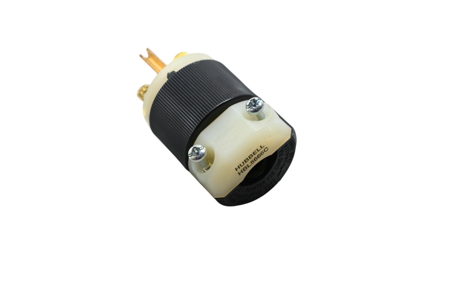 Hubbell HBL5666C Male Plug 2P 3W 15A 250V Nema 6-15P NOS