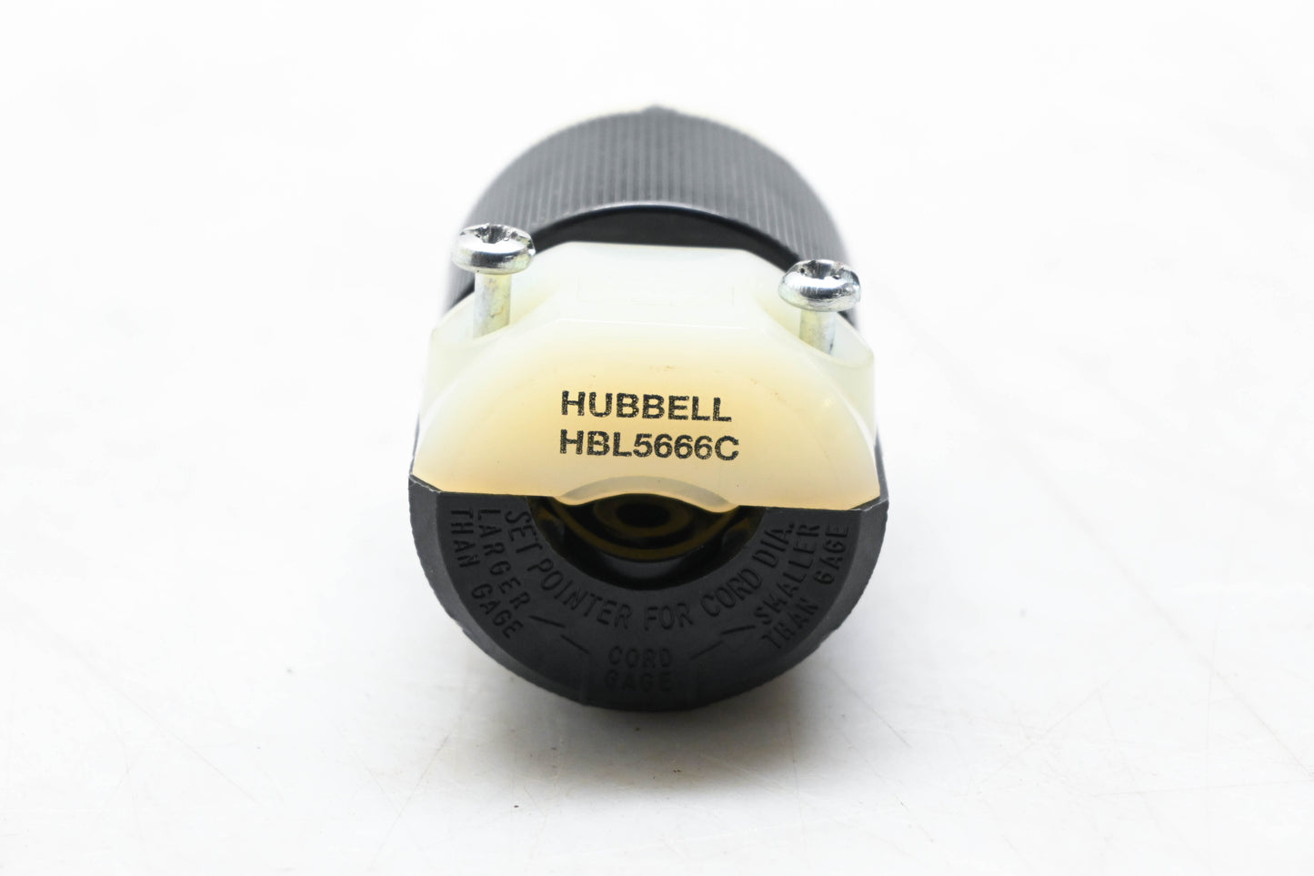 Hubbell HBL5666C Male Plug 2P 3W 15A 250V Nema 6-15P NOS