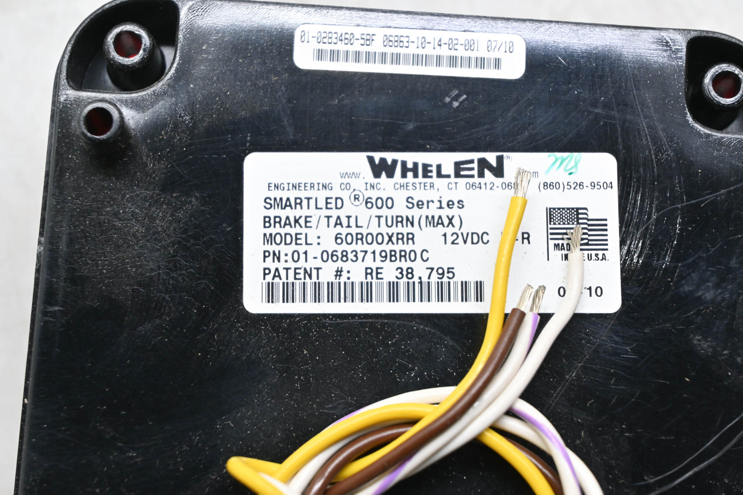 Whelen 60R00XRR, 01-0683719BR0 C 600 Series Brake Tail Turn Signal LED NOS