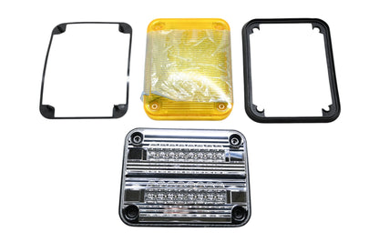 Whelen 90AA5FAR 900 Series Linear Super LED Amber NOS