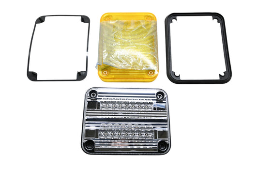 Whelen 90AA5FAR 900 Series Linear Super LED Amber NOS