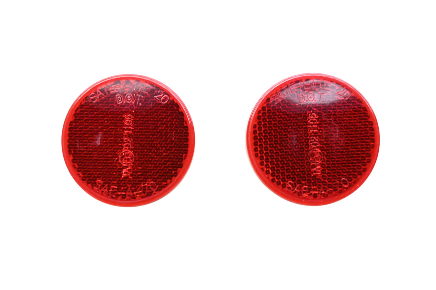 NAPA Lighting 45TD, 614046110816 Truck Lite Stick On Reflectors Qty 2 NOS