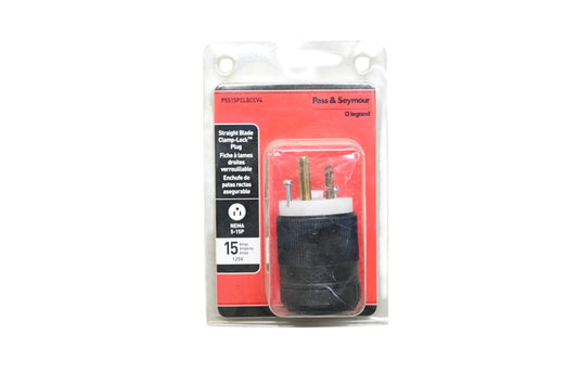 Pass & Seymour PS515PCLBCCV4, 5-15P NEMA 125V 15A Male Plug NOS