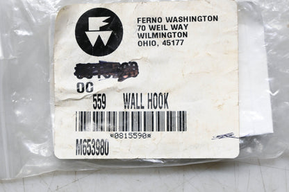 Ferno-Washington 0815590 Wall Stretcher Hooks Model 559 Qty 2 NOS