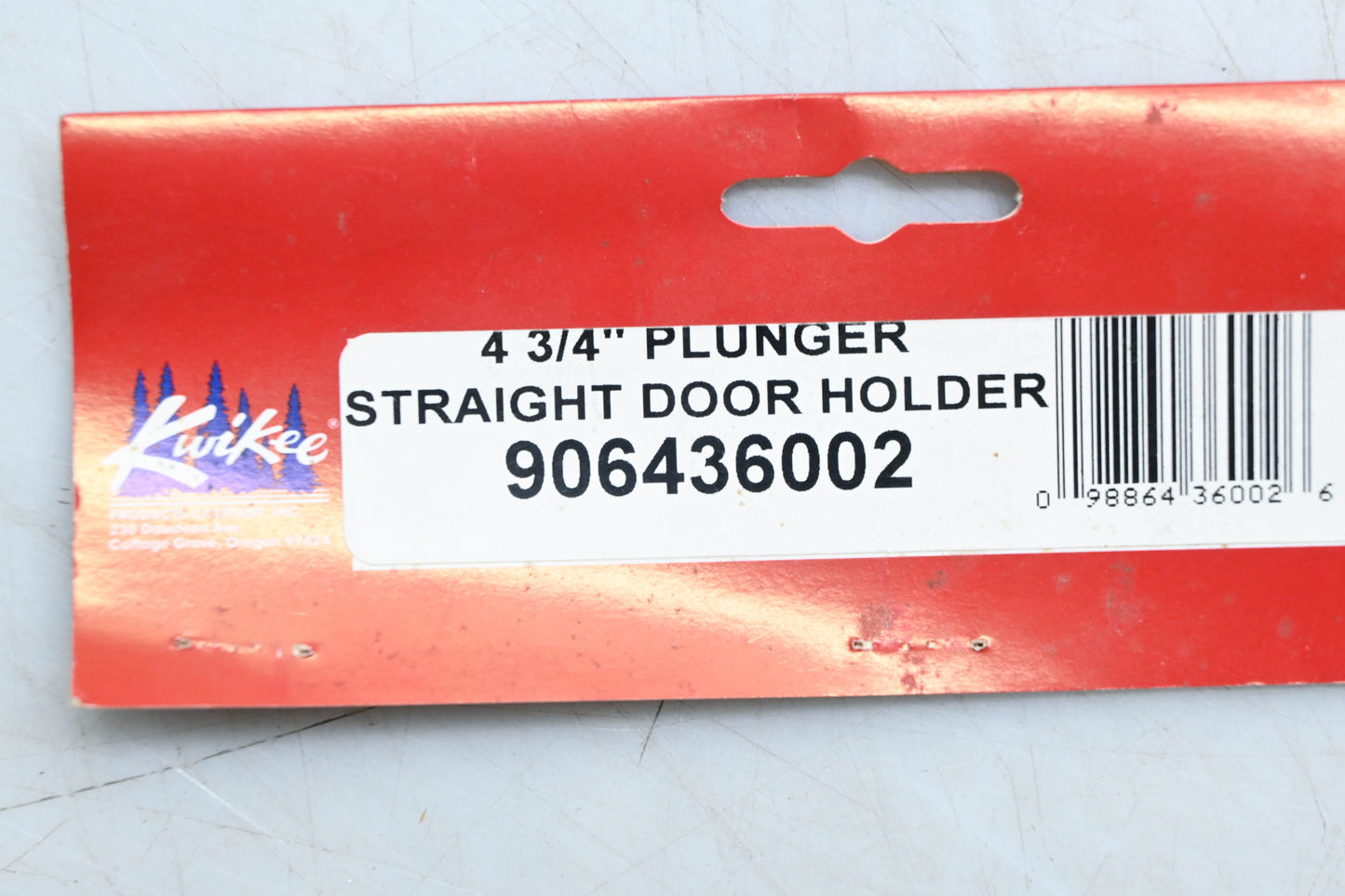 Kwikee 906436002, 98864360026 4-3/4" Straight Door Holder Plunger NOS