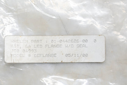 Whelen 01-0442626-00 600 Series LED Chrome Flange & Gasket