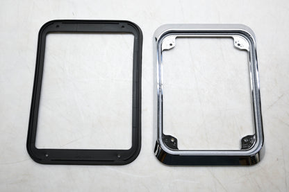 Whelen 01-0462945-01B, 9EFLANGE 900 Series Chrome Flange & Gasket Kit NOS