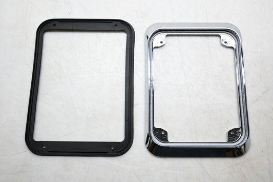 Whelen 01-0462945-01B, 9EFLANGE 900 Series Chrome Flange & Gasket Kit NOS