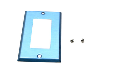 Cooper 032664437304, 93401 Stainless Steel 1 Gang Decorator Wall Plate NOS