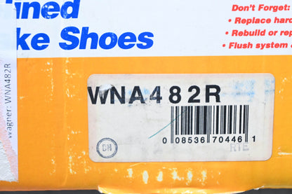 Wagner WNA482R Relinded Brake Shoe Kit NOS