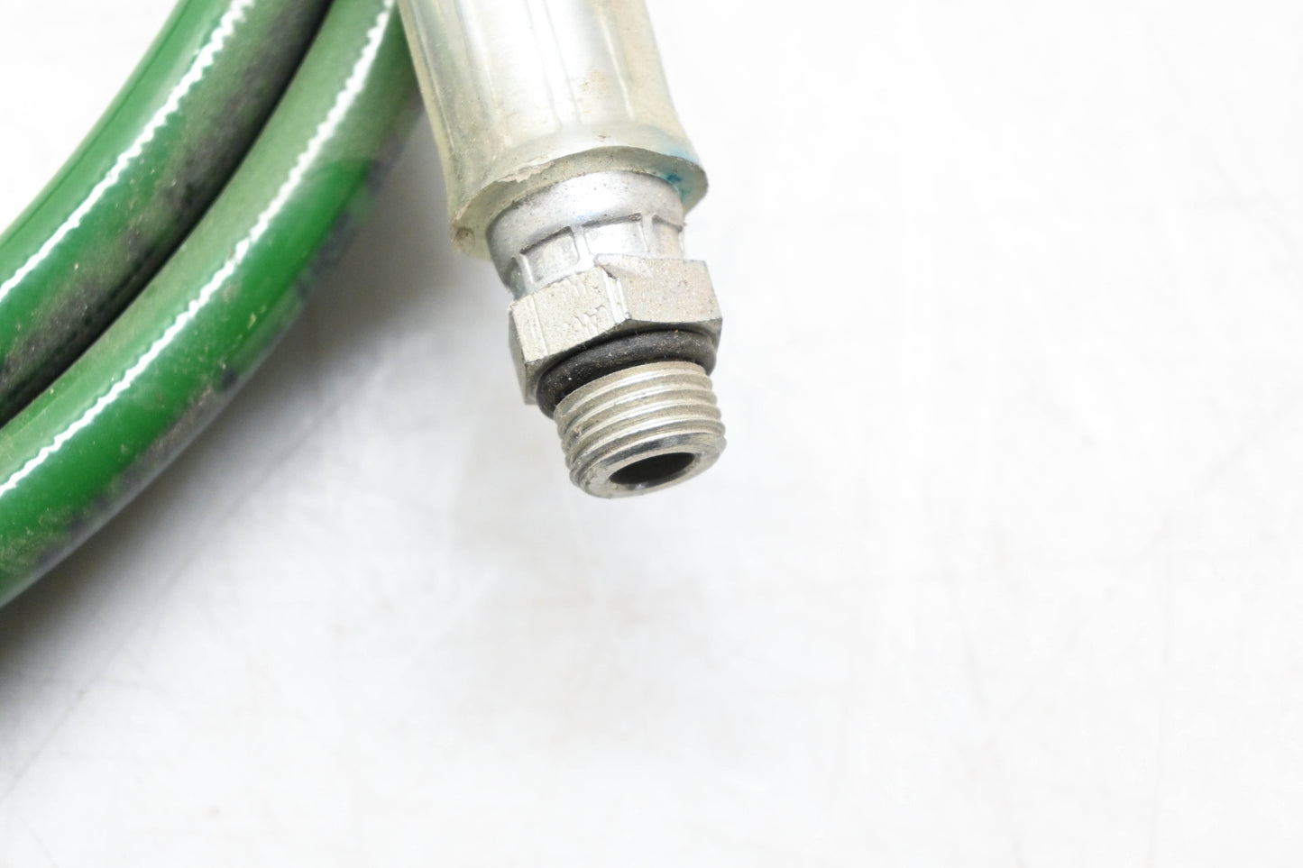 Parker 528N-4 10' Green Parflex 1/4" MPT Non-Conductive Hydraulic Hose