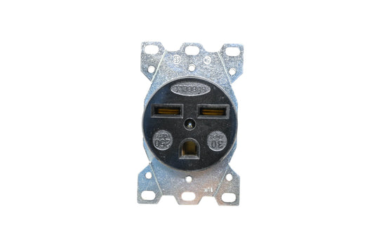 Hubbell HBL9330, 783585015231 30A 250V Single Receptacle 6-30R NOS