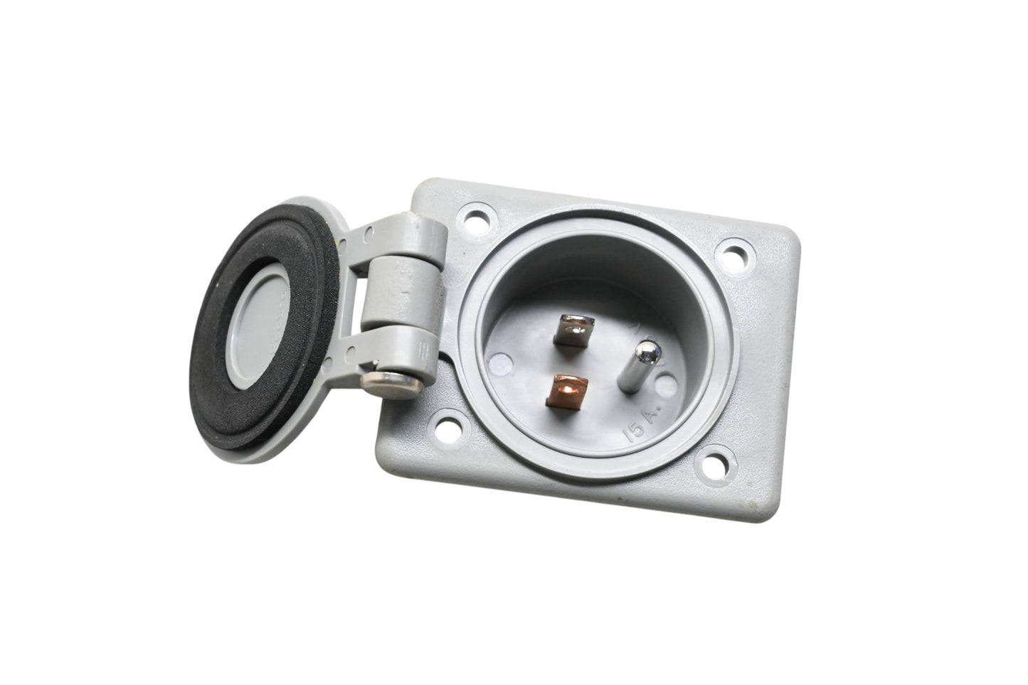 Hubbell HBL61CM64 Weatherproof Marine Inlet 125V 15A