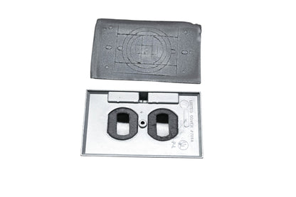 Thomas & Betts WR100-C, 30785055200728 Duplex Outlet Cover With Gasket NOS