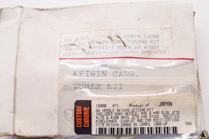Keihin Carb Tuner Kit 89+ Harley Davidson 1200XL Big Twin NOS