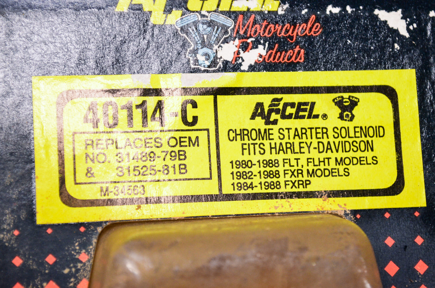 Chrome Starter Solenoid NOS