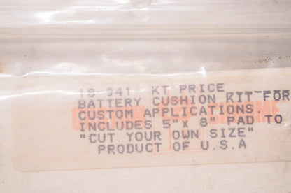 New Custom Chrome Battery Cushion 5x8' Harley Davidson NOS