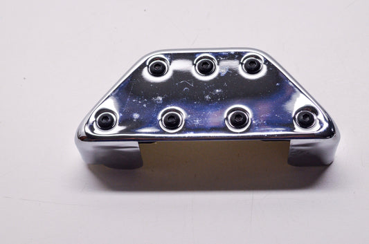 New Custom Chrome Rear Brake Reservoir Cover Kit Harley Davidson FXR NOS
