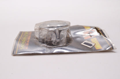New Custom Chrome Slotted Turn Signal Trim Ring Harley Davidson FX Qty 2 NOS