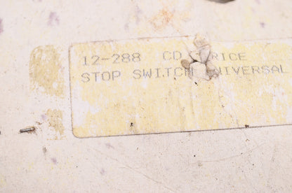 Custom Chrome 12-288 Universal Stop Switch Assembly NOS