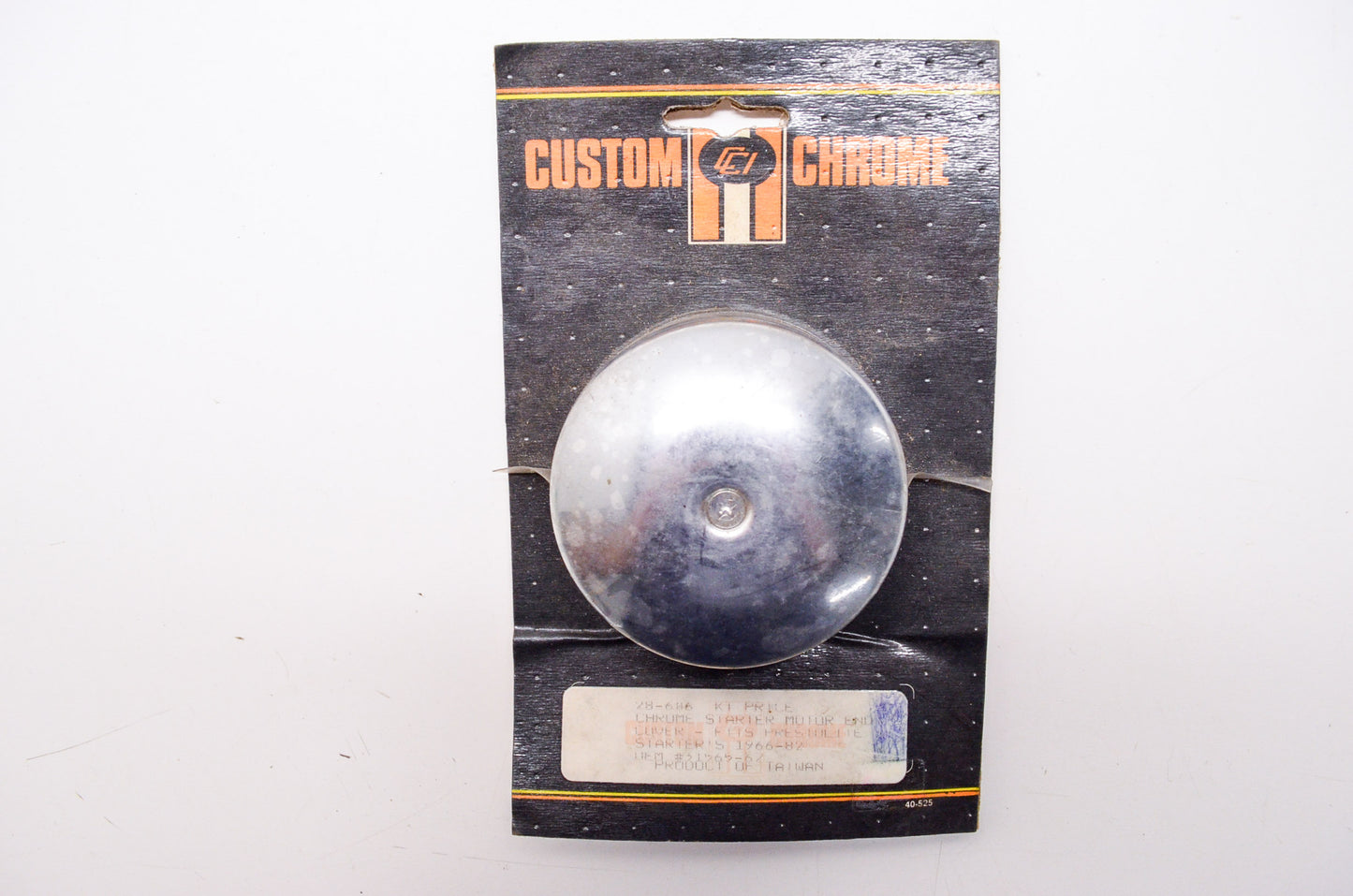 New Custom Chrome Starter Motor End Cover Prestolite NOS