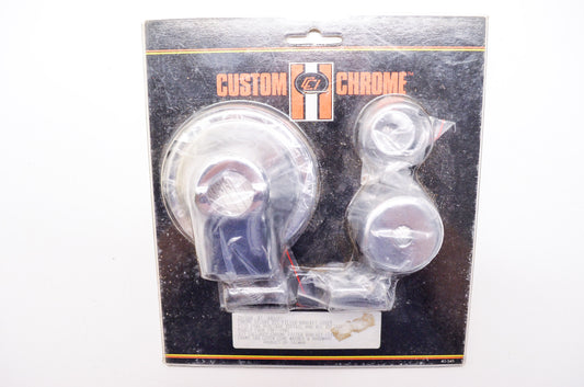 Custom Chrome 23-168 Deluxe Oil Filter Bracket Cover Kit Harley Davidson NOS