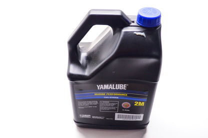 New OEM Yamaha Yamalube Semi Synthetic Two Stroke 2M Oil 1 Gal NOS