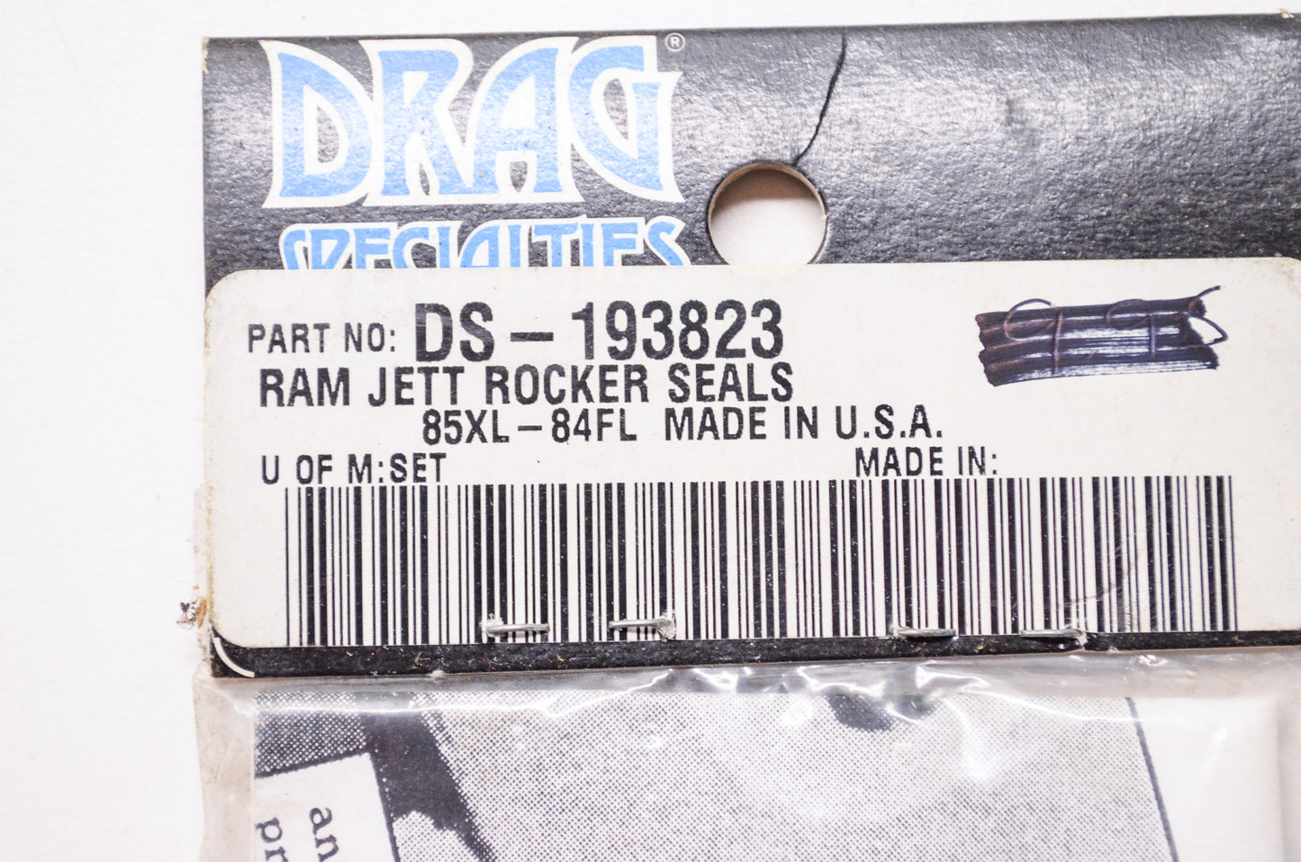 Drag Specialties DS-193823 Ram Jett Rocker Seal Harley Davidson XL FL Qty 4 NOS