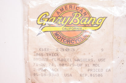 New Gary Bang Bronze Flywheel Washer Harley Davidson XL NOS