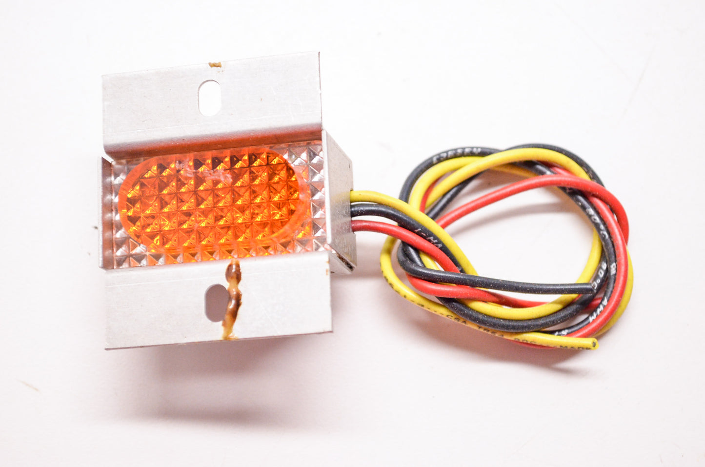 Amber 2 Row LED Light Assembly 1-1/4' x 5/8' NOS