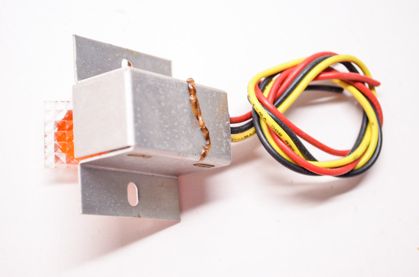Amber 2 Row LED Light Assembly 1-1/4' x 5/8' NOS