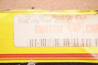 New Custom Chrome Accel Front Brake Hose Assembly Harley Davidson NOS