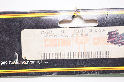 New Custom Chrome Black Resistor Wire Kit Harley Davidson NOS