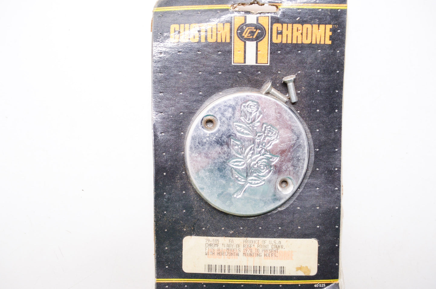 New Custom Chrome Lady Of Rose Point Cover Kit Harley Davidson NOS