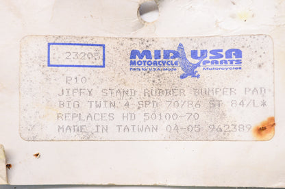 Jiffy Stand Rubber Pad Harley Davidson Big Twin Softail Qty 10 NOS