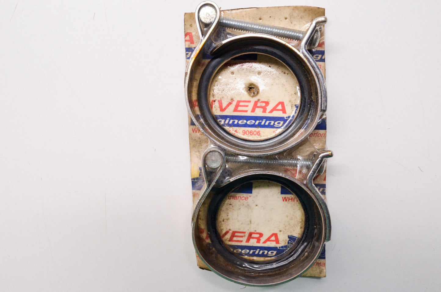 Chrome Intake Clamp Kit Harley Davidson XL FX NOS