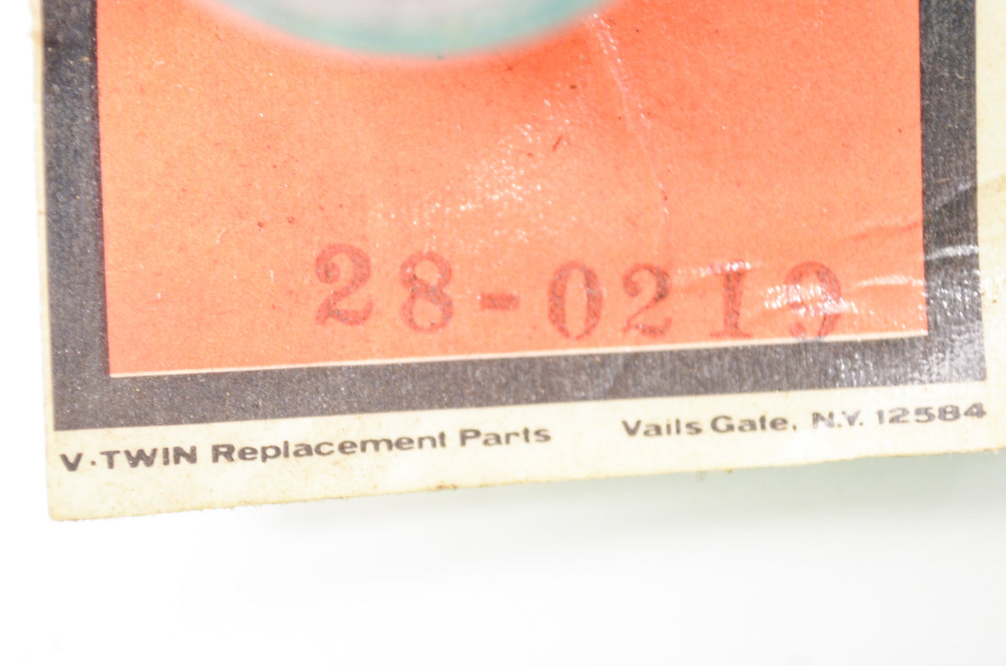 Push In Rubber Oil Tank Plug w/ Chrome Cap NOS