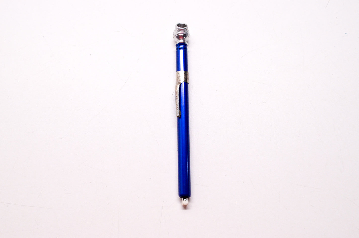 New Syracuse Blue Bicycle Tire Gauge 20-120 lbs NOS