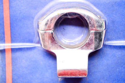 Mid-USA 47008 Chrome Custom Mirror Clamp Assembly 1' Bars NOS