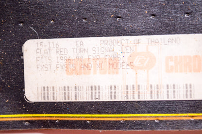 Flat Red Turn Signal Lens NOS