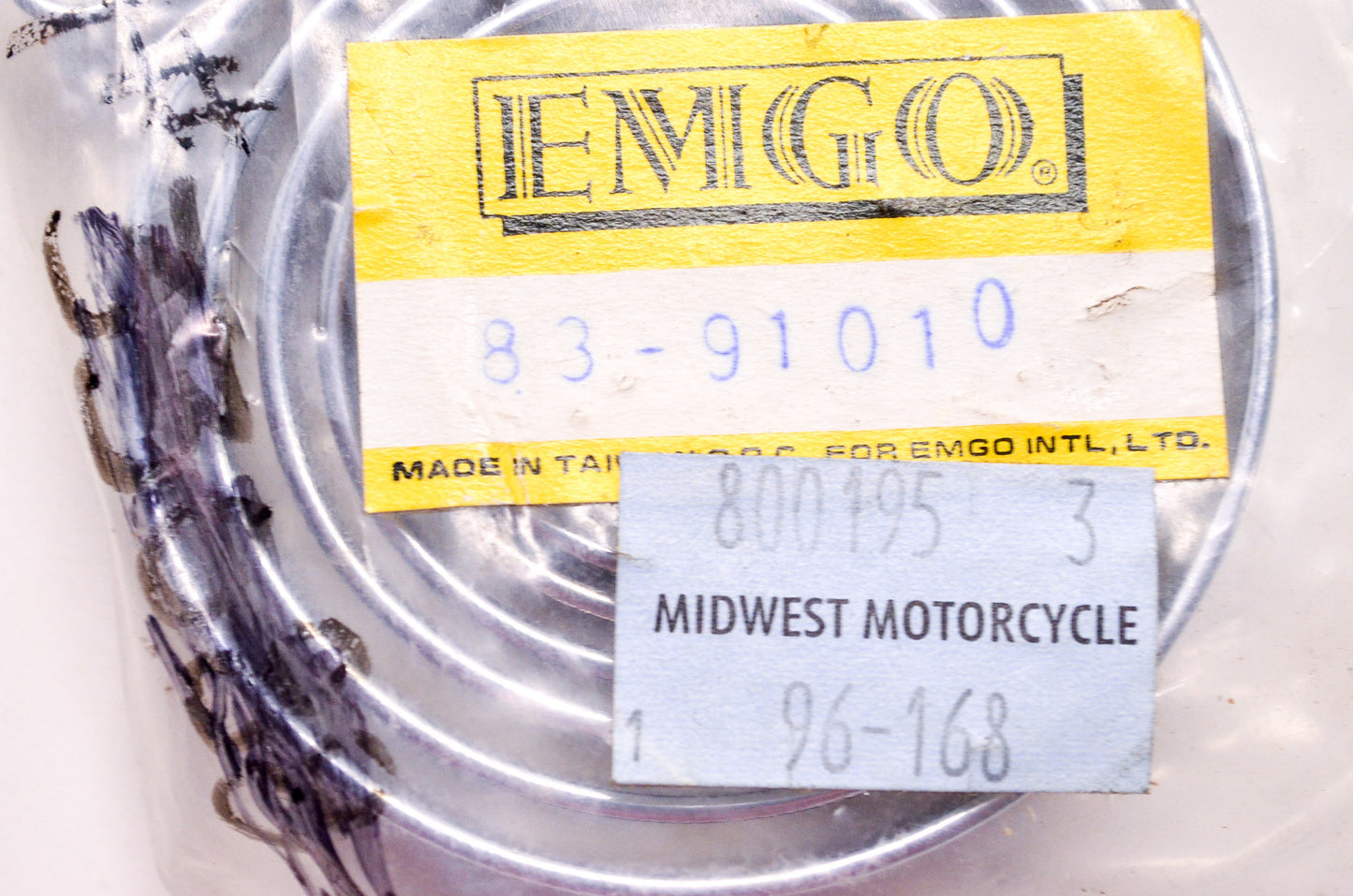New Emgo Chrome Kick Start Starter Return Spring Harley Davidson XL NOS
