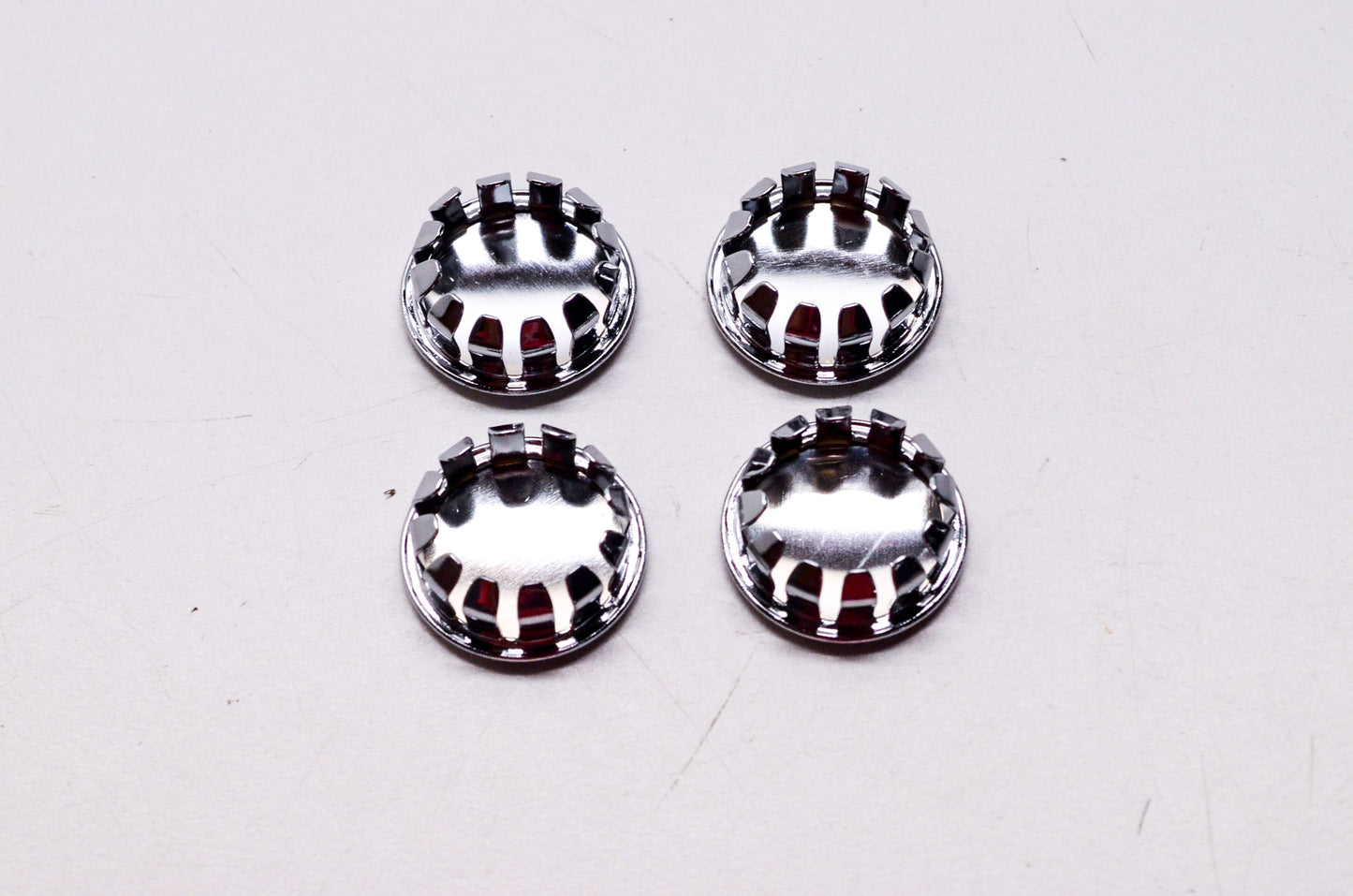 New Drag Specialties Chrome Handlebar End Plug Harley Davidson Qty 4 NOS